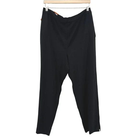 Banana Republic Pants Womens 16 Black Pull-On‎ Pant Tapered Stretch Comfort