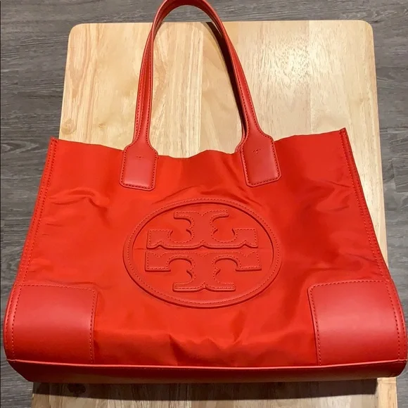 Tory Burch Red Tote Bag