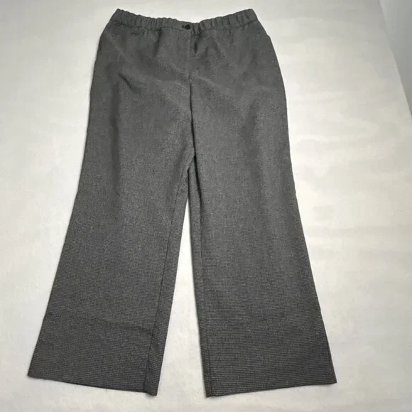 Maggie Barnes For Catherine’s Micro Houndstooth‎ Pants Size 16W Petite Women's