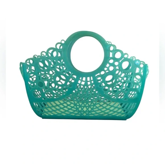 Crocs Brand Rare Adrina Bubbles Small Tote‎ Bag in Green