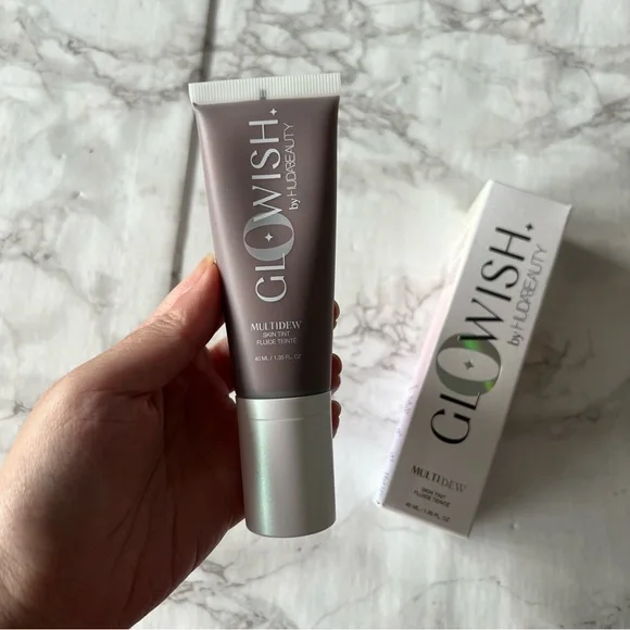 glowish by huda beauty multidew skin tint 13 extra rich bundle of 3