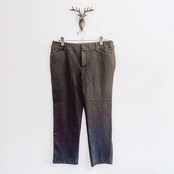 Charter Club Women's Black Ankle & Cropped Pants Size 10