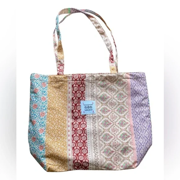 Bohemian Style Patchwork Tote Bag