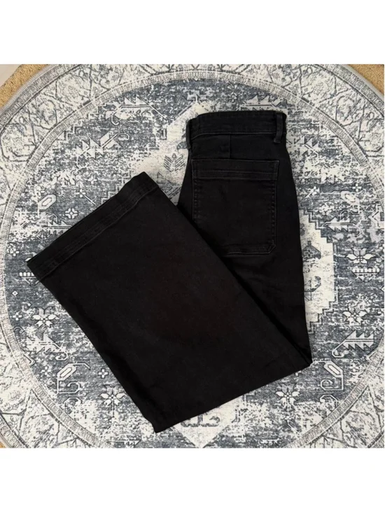 Everlane Black Wide Leg Pants - Size 4