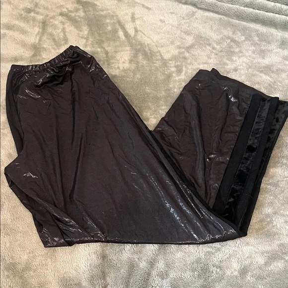 Victoria's Secret Glossy Black pants
