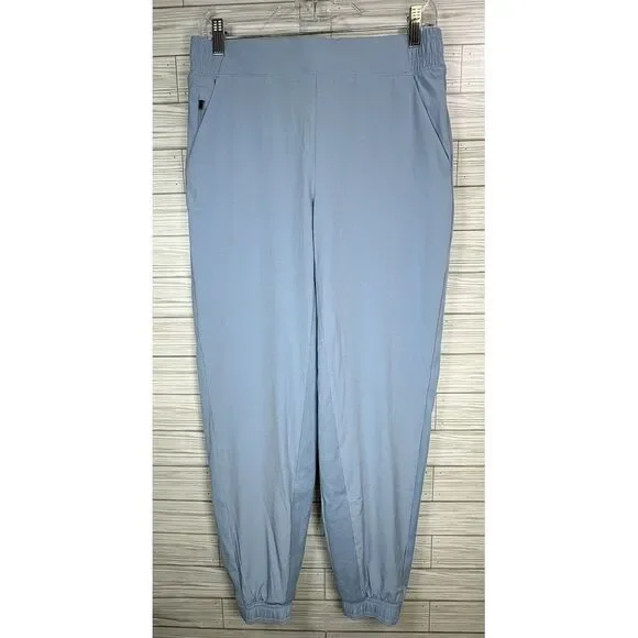 ATHLETA‎ Women's Brooklyn Lined Jogger Pants Polyester Size 6 Baby Blue