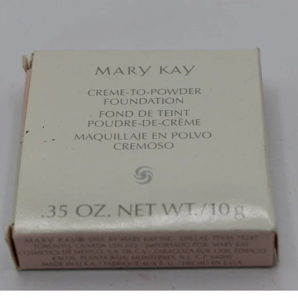 Mary Kay Creme-to-Powder Foundation Ivory 0.5 Matte Finish Oil-Free 0.35oz 10g