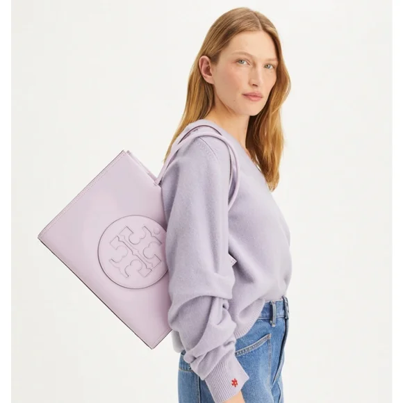 Best Seller Tory Burch Ella Bio‎ Tote Bag Purse Blush Pale Pink