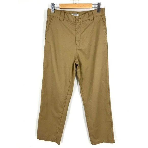 Carhartt WIP Work In Progress Straight W' Master Pant Womens Size 30‎ Tan Brown