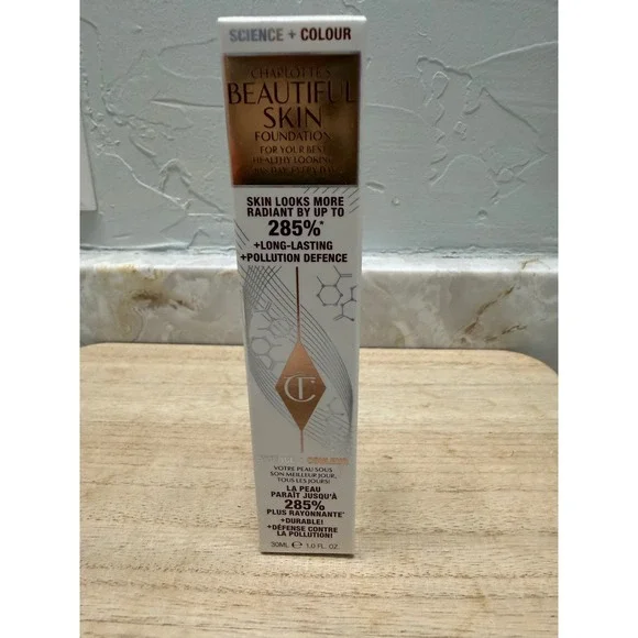 Charlotte Tilbury Beautiful Skin Foundation 2 Neutral 1oz Medium Coverage New