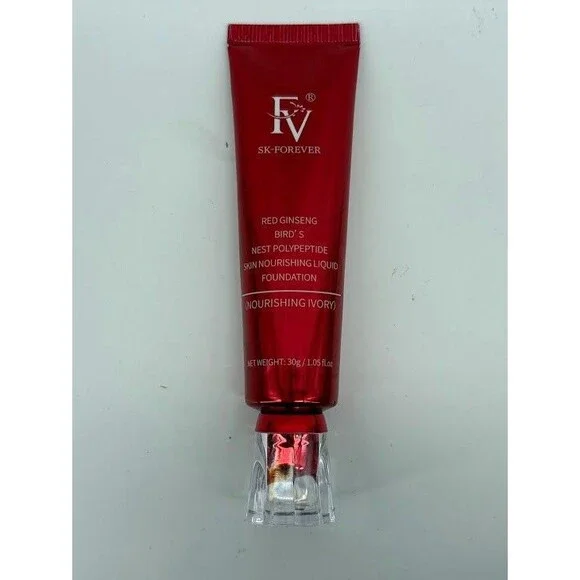 SK Forever Red Ginseng Bird's Nest Polypeptide Skin Nourishing Foundation IVORY