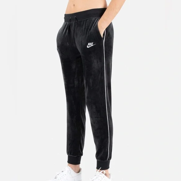 WOMENS NIKE NSW VELOUR HERITAGE PANTS
