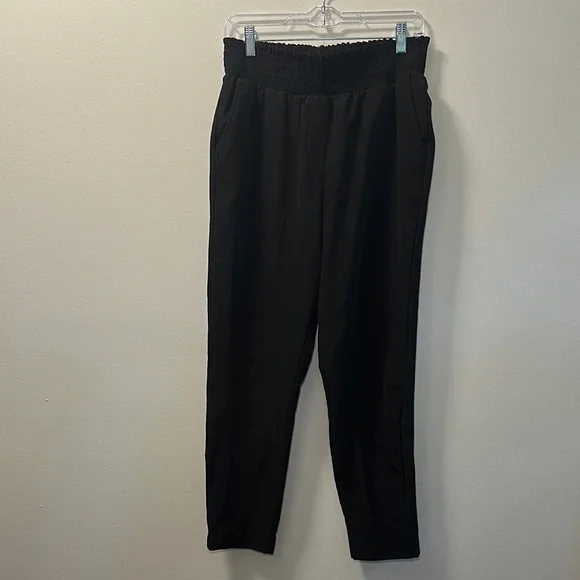 Calvin Klein Women’s Black Modern Structure Jogger Pants Size‎ M