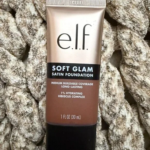 Rich Cool 60 NEW, SEALED Elf Soft Glam Satin Foundation 1oz
