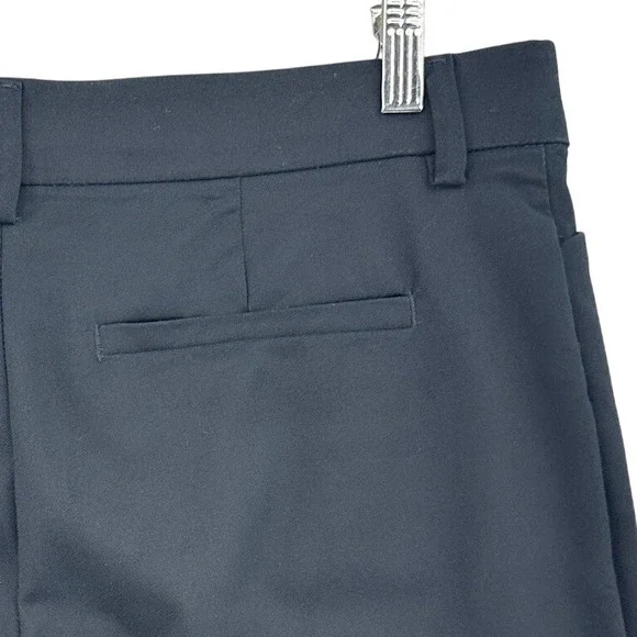 Lee Flex Motion Regular Fit Trouser Mid Rise Black Straight Leg Pants SZ 10
