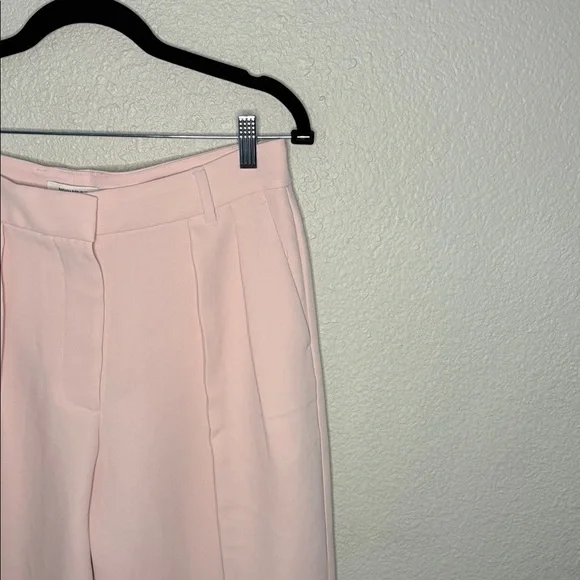 High-rise wide leg pant