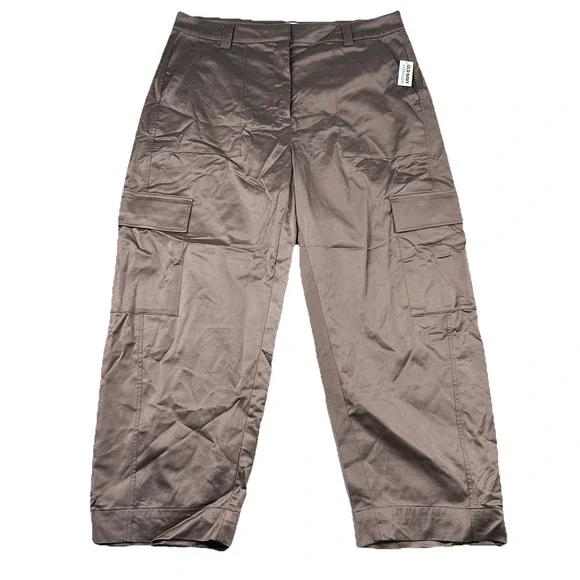 Old Navy Cargo Pants Womens 16 Barrell Extra High-Rise Wide Leg Rose Gold