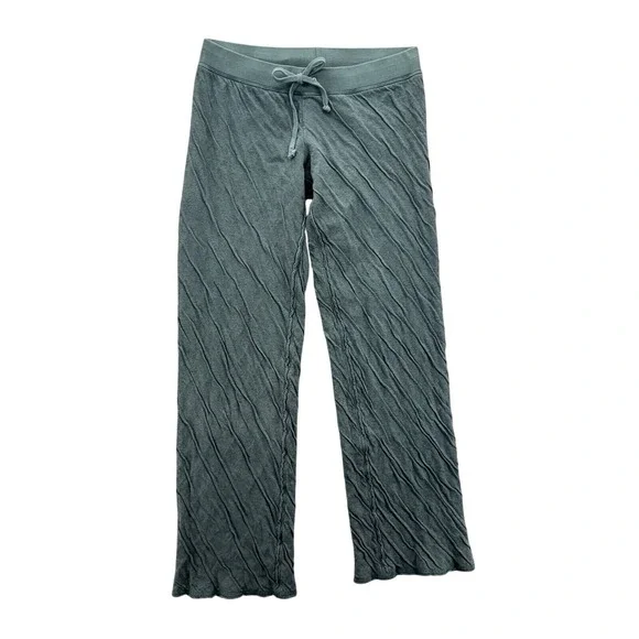 Juicy Couture Womens Knit Lounge Pant Size Petite 25 Teal Green Y2K‎ Vintage