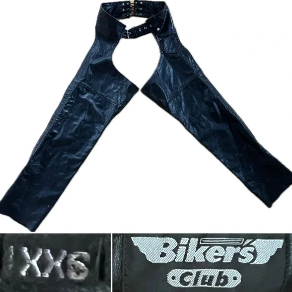 🏍️Leather Chaps | Motorcycle Over Riding Pants Harley-Davidson-ish Biker’s Club