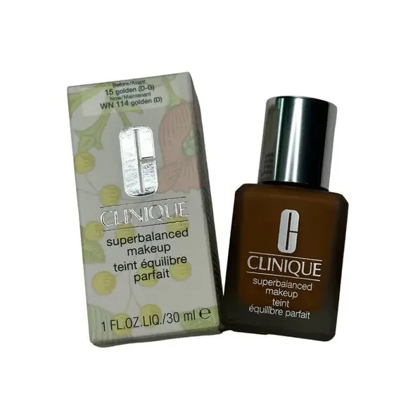 Clinique Superbalanced Makeup 1 FL.OZ./30ml WN 114 golden‎ (D) Allergy Tested