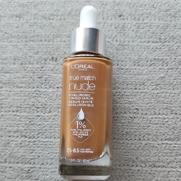 L'Oreal True Match Nude Hyaluronic Tinted Serum - 7.5-8.5 Cool Deep #20