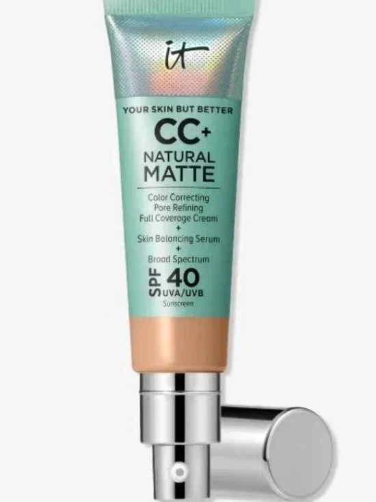 It‎ Cosmetics CC+ Cream (Natural) Matte Foundation with SPF 40-Neutral Medium