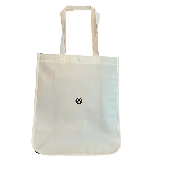 Lululemon Athletica Cream Tote Bag