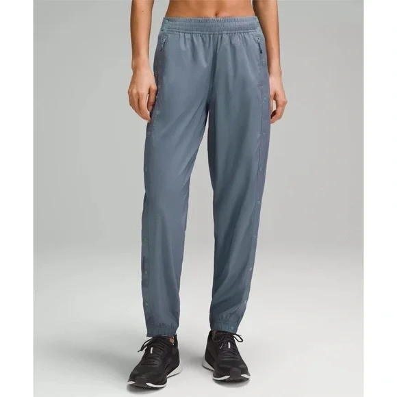 Lululemon Iridescent Tearaway Mid Rise Track Pant Tidewater Teal Purple 12 NWT