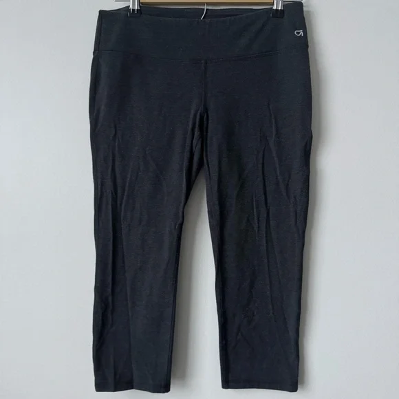 Gap Fit‎ Heather Gray Cropped Performance Cotton Legging