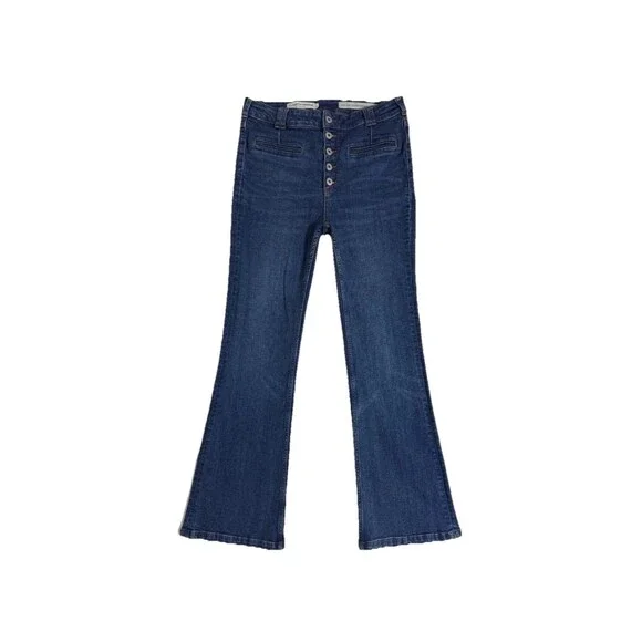 Anthropologie Pilcro & The Letterpress High‎ Rise Trouser Bootcut size 30 (10)