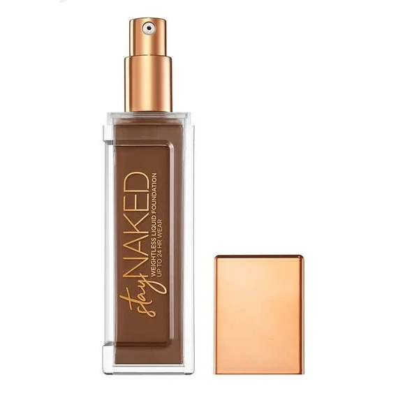 Urban Decay Stay Naked Weightless Liquid Foundation 80WO Deep Warm Olive 1.0oz
