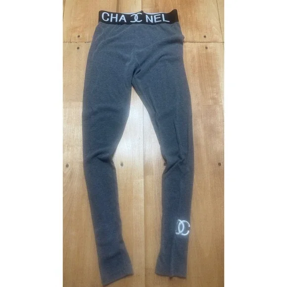 Logo Waistband Leggings | Designer Style | Stretch Cotton |