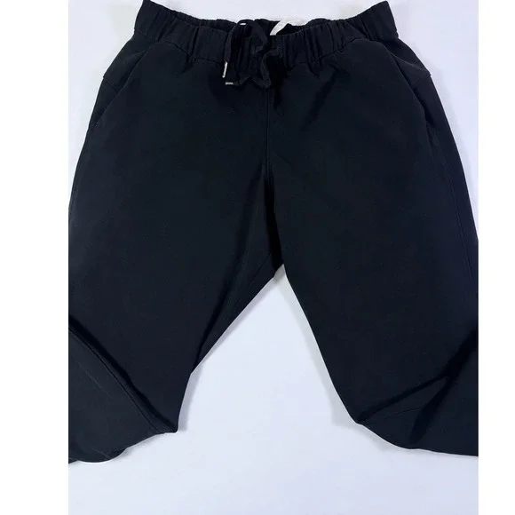 Lululemon On the Fly Jogger Black Luxtreme Soft Comfy Drawstring Pants Size 10