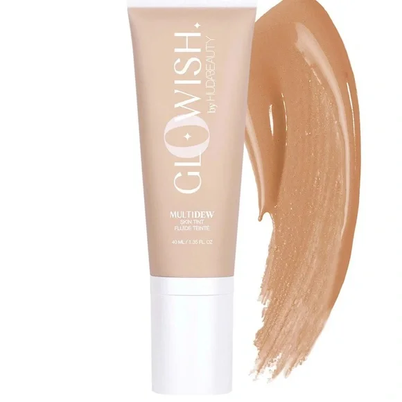 Huda Beauty GloWish Multidew Skin Tint Foundation - BRAND NEW!! makeup face