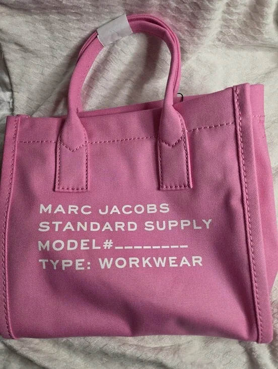 Marc Jacobs Standard Supply Workwear Petal pink canvas tote