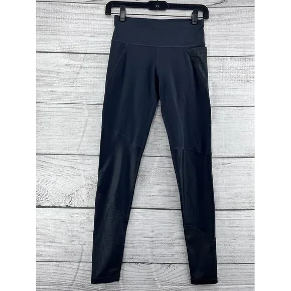 Sweaty Betty The‎ Power Womens Reflective Full Length Workout Leggings Black XXS