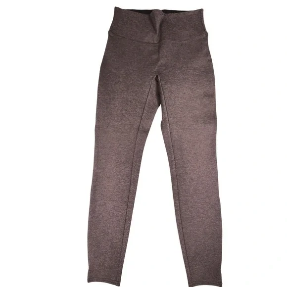 Spanx Look at Me Now Seamless Leggings Heathered Charcoal Grey Medium Tall MT