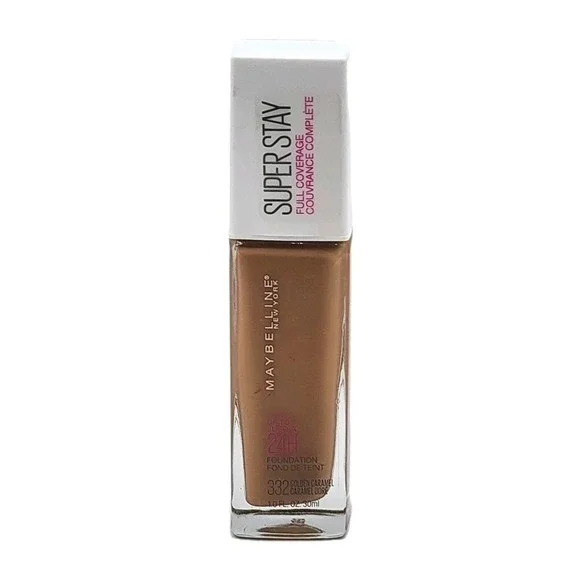 Maybelline New York Super Stay Full Coverage Foundation 332 Golden Carmel New