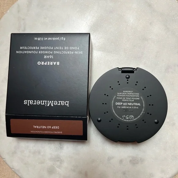 New bareMinerals‎ DEEP 60 NEUTRAL Barepro 16HR Skin-Perfecting Powder Foundation