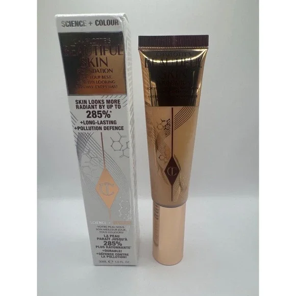 Charlotte Tilbury Beautiful Skin Foundation 8 Warm - NEW