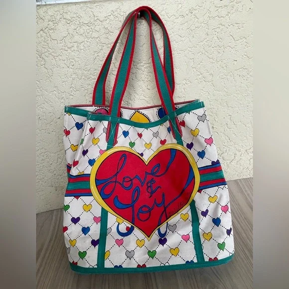 Brighton Multicolor Heart Tote