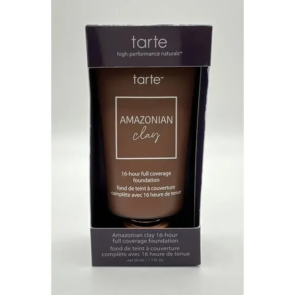 TARTE AMAZONIAN Clay 16 Hour Full Coverage Foundation 57N Rich Neutral 1.7 oz
