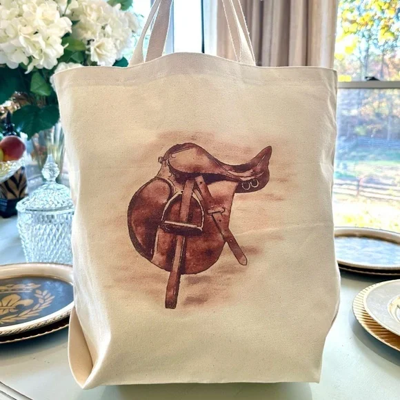 3 Pocket Canvas Tote bag! Boutique exclusive item!