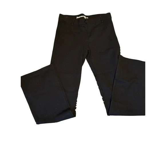 Betabrand Dress Pant Yoga Pants Black Bootcut Size S Long W0104-BK‎