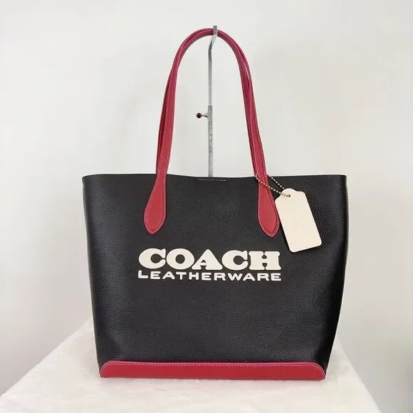 NWT Coach‎ Kia Leather Tote In Colorblock