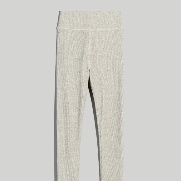 Madewell Gray Ribbed Leggings