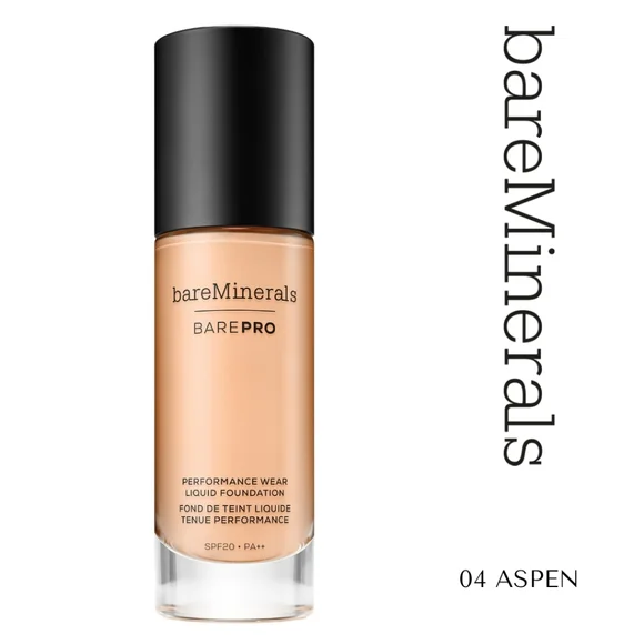 BAREPRO PERFORMANCE WEAR LIQUID FOUNDATION BROAD SPECTRUM SPF 20- Aspen