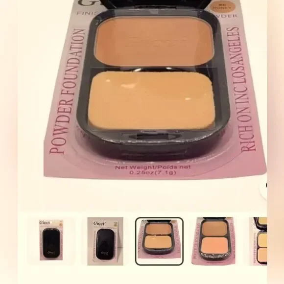 🛍️ 1 Giovi U.S.A. Powder Foundation with Mirror New Sealed Select Your Shade 🔥