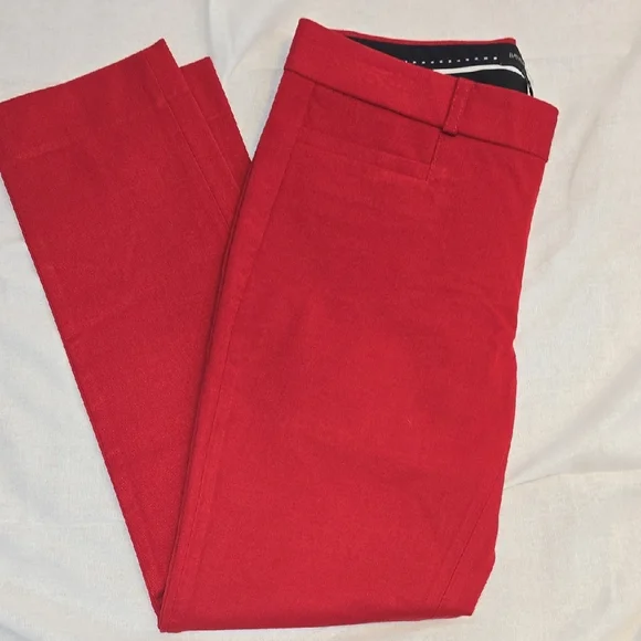 Banana Republic Sloan Bold Red‎ Trousers