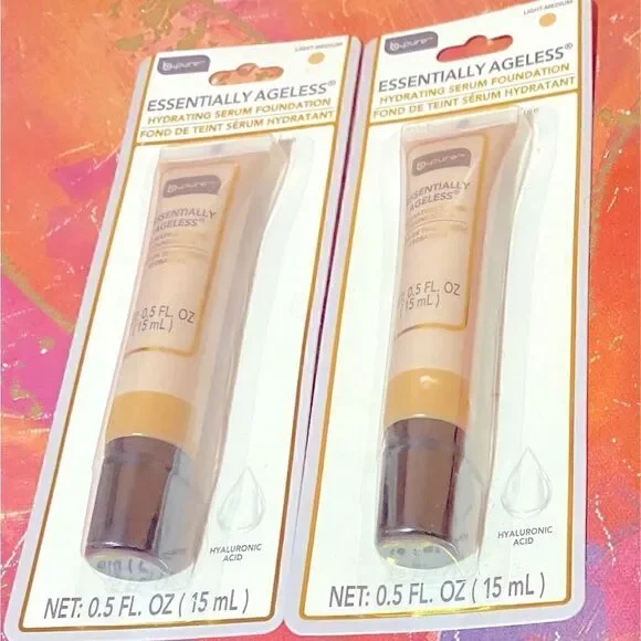 🎀B pure Essentially Ageless hydrating serum foundation (set of 2💥